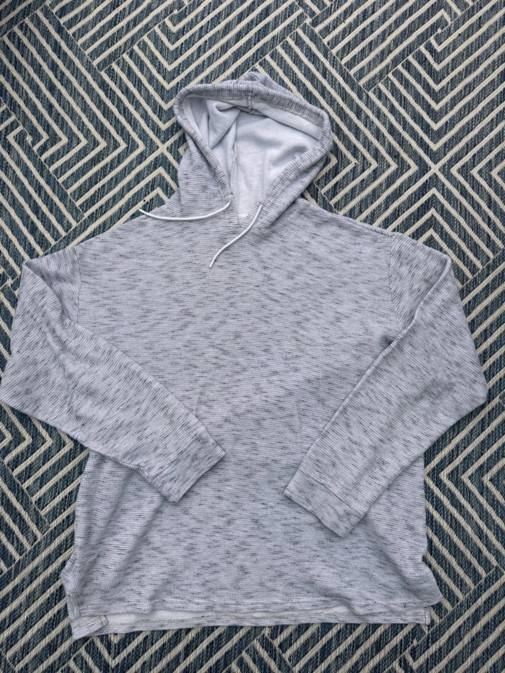 Original Use Heather Light Gray Men's Hooded Pullover